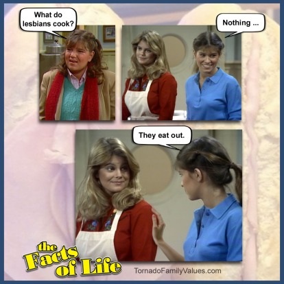 lesbians cook jo blair facts of life
